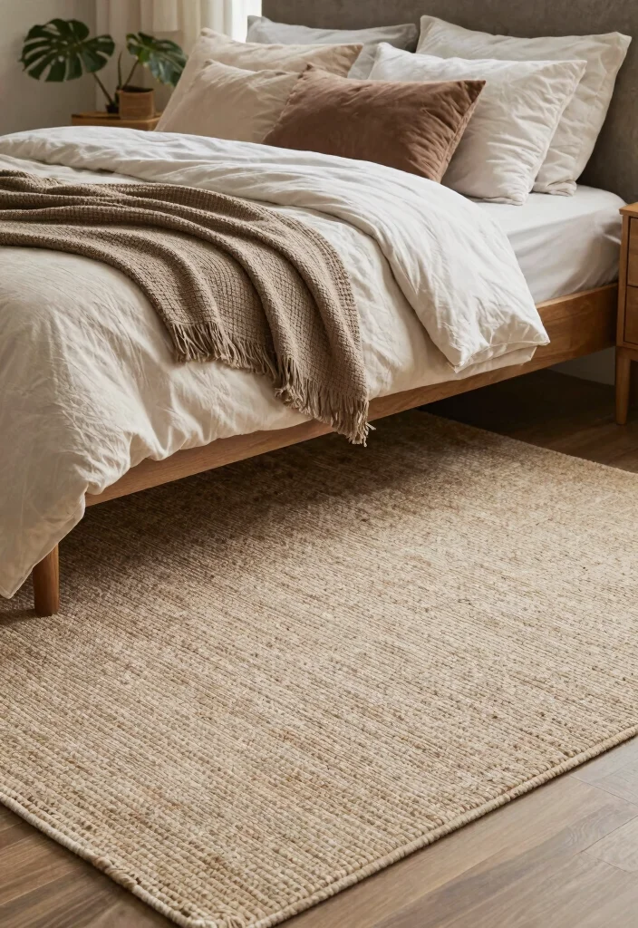 17 Bedroom Flooring Ideas Master Suite Elegant Choices - 6. Sustainable Carpet for Soft Touch 1