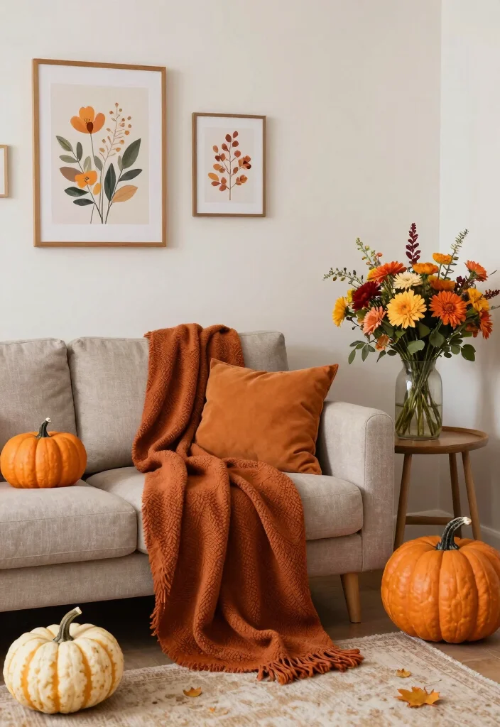 17 Bedroom With Living Room Ideas: Smart Open Layouts - 16. Seasonal Decor Changes 1