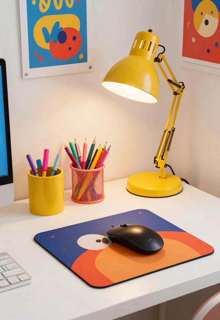 17 Desk in Bedroom Ideas for Cozy Study Corners - 15. Go For Color 1