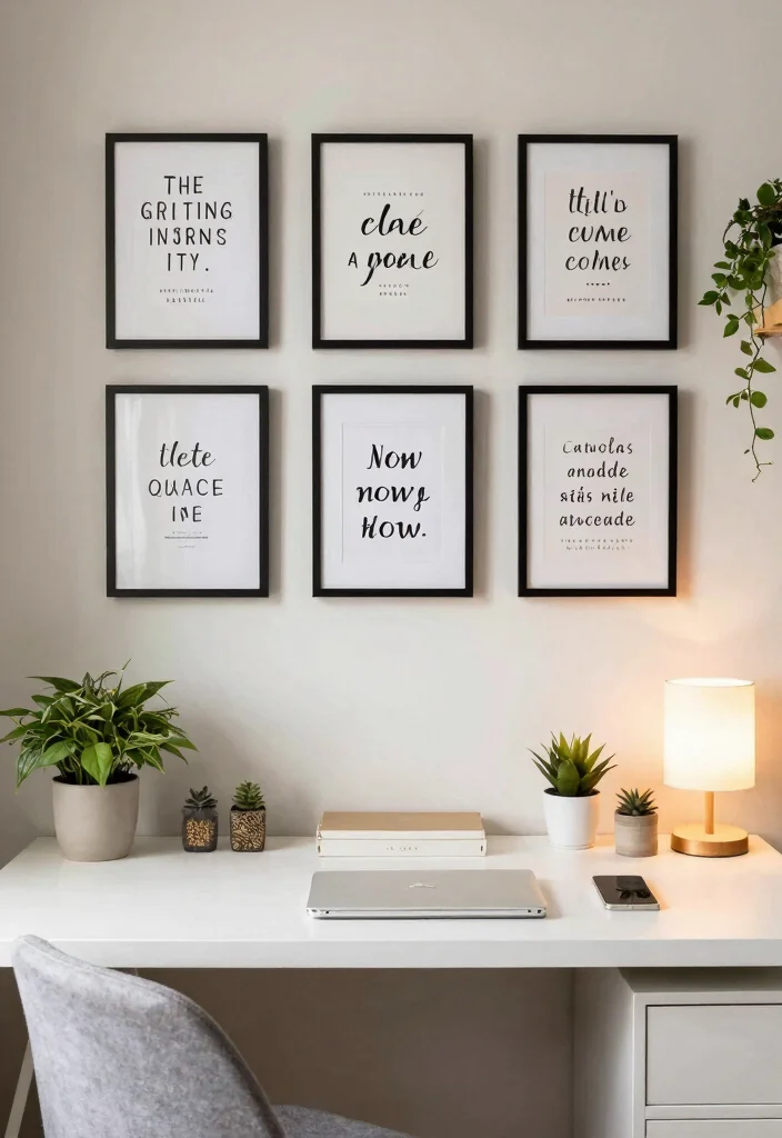 17 Desk in Bedroom Ideas for Cozy Study Corners - 17. Inspirational Quotes 1