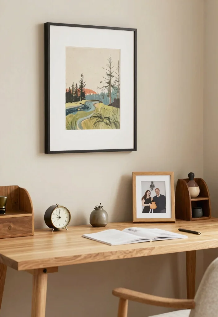 17 Desk in Bedroom Ideas for Cozy Study Corners - 7. Personal Touches 1