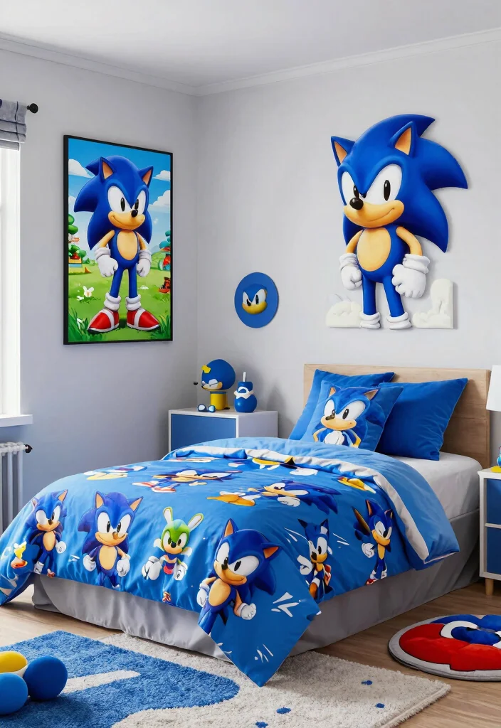 17 Sonic Bedroom Ideas to Create an Epic Gaming Retreat for Kids - Conclusion: Create Your Sonic Dream Room! 1