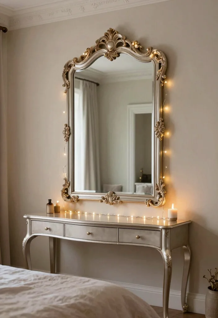 18 Bedroom Decoration for Wedding Night Ideas with a Romantic and Elegant Touch - 16. Elegant Mirrors 1