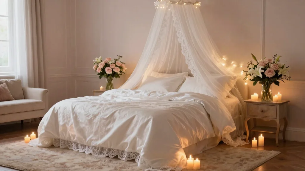 18 Bedroom Decoration for Wedding Night Ideas with a Romantic and Elegant Touch
