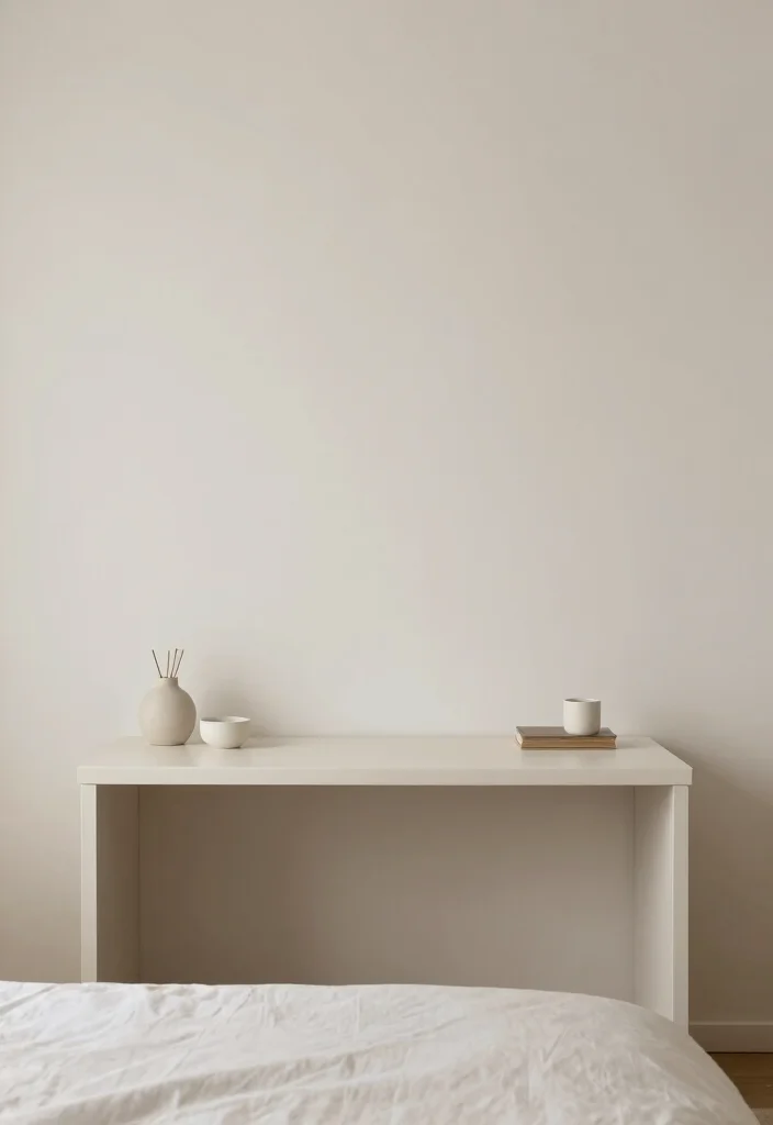 18 Bedroom Ideas With Study Table: Smart Functional Layouts - 16. Minimalist Approach 1