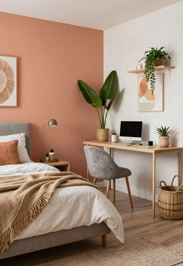 18 Bedroom Ideas With Study Table: Smart Functional Layouts - 18. Thematic Decor for Focus 1