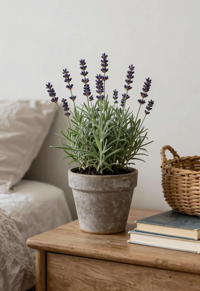 18 Bedroom Plants Decor Ideas for a Fresh, Calm Atmosphere - 4. Lavender for Sweet Dreams 1