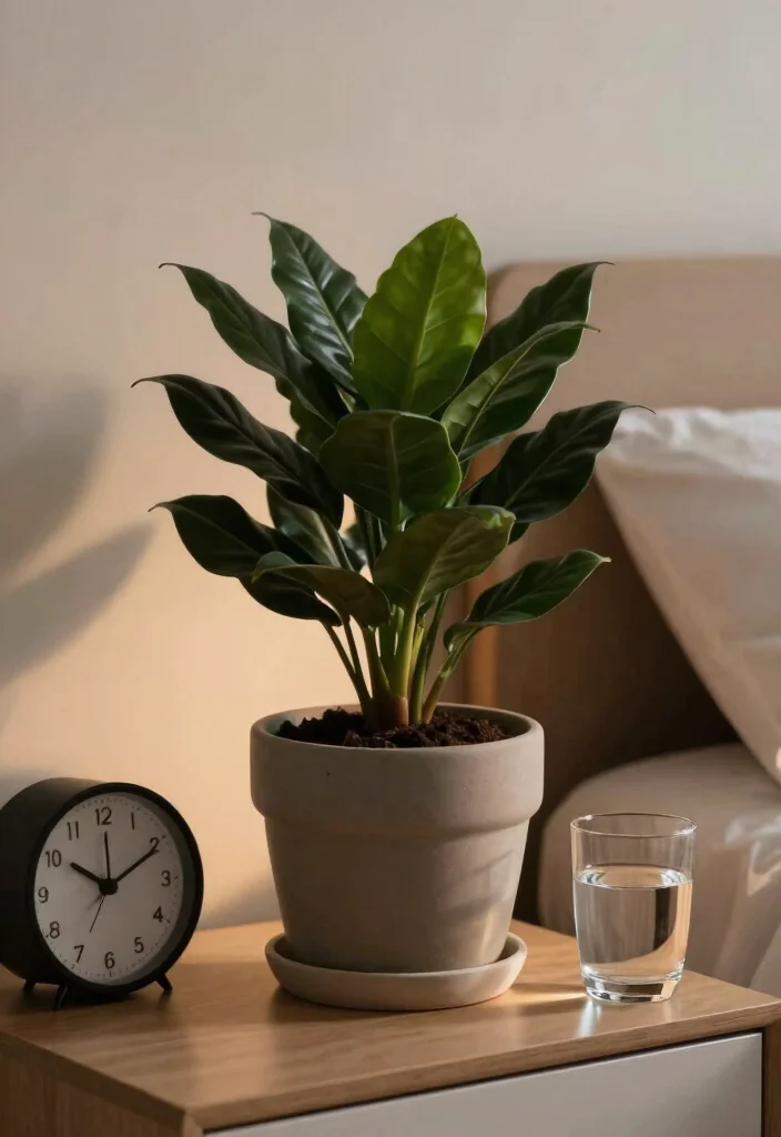 18 Bedroom Plants Decor Ideas for a Fresh, Calm Atmosphere - 6. ZZ Plant for Low Light 1