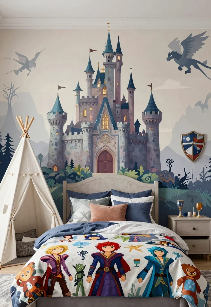18 Big Boys Bedroom Ideas Cool Age Appropriate Style - 15. Fantasy Kingdoms 1