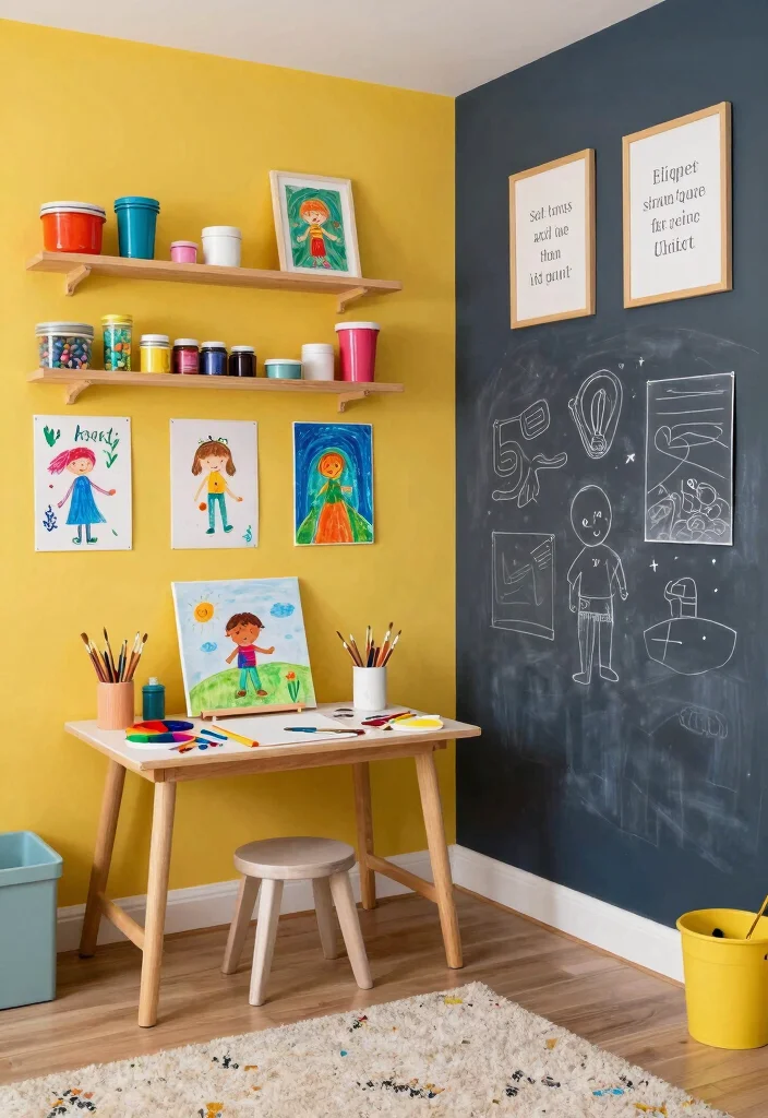 18 Big Boys Bedroom Ideas Cool Age Appropriate Style - 4. Creative Arts & Crafts Studio 1