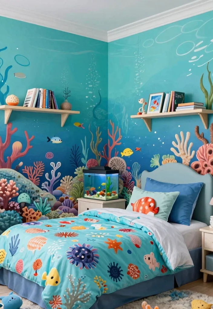 18 Big Boys Bedroom Ideas Cool Age Appropriate Style - 9. Underwater Adventure 1