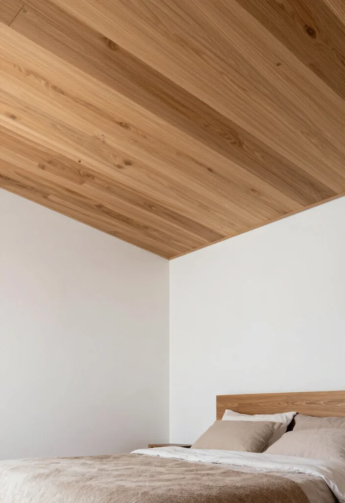 18 Ceiling Design Modern Bedroom Ideas: Sleek Architectural Style - 6. Textured Ceilings for Depth 1