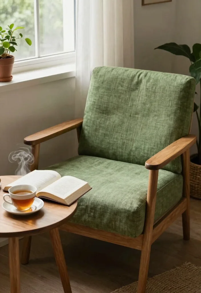 18 Green Bedroom Decor Ideas Fresh Natural Calm - 12. Green Accent Chairs 1