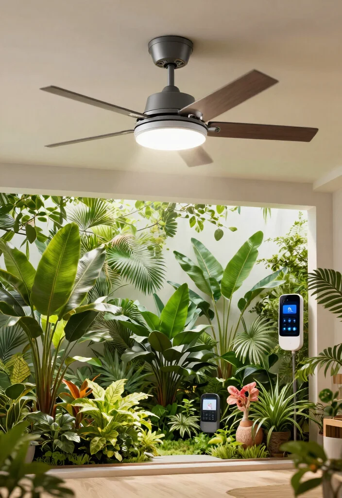 12 Ceiling Fan With Light Ideas That Move Air in Large Rooms - 10. Smart Ceiling Fans 1