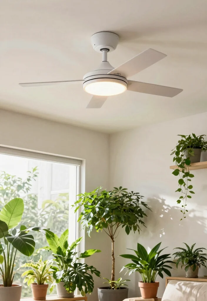 12 Ceiling Fan With Light Ideas That Move Air in Large Rooms - 11. Energy-Efficient Models 1