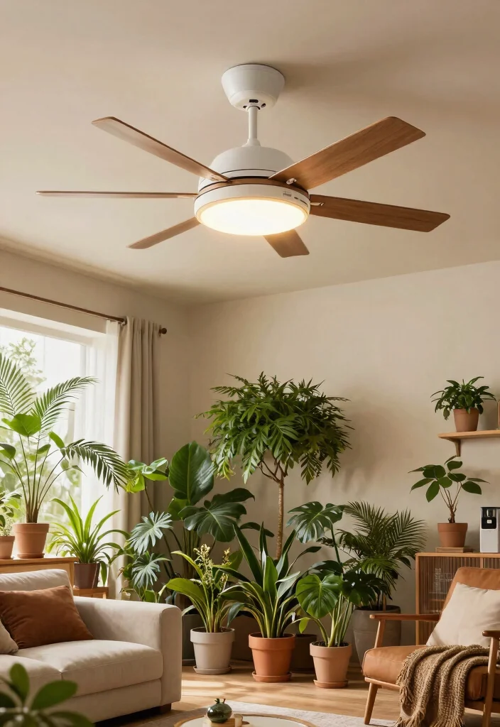 12 Ceiling Fan With Light Ideas That Move Air in Large Rooms - 8. Multi-Functional Ceiling Fans 1