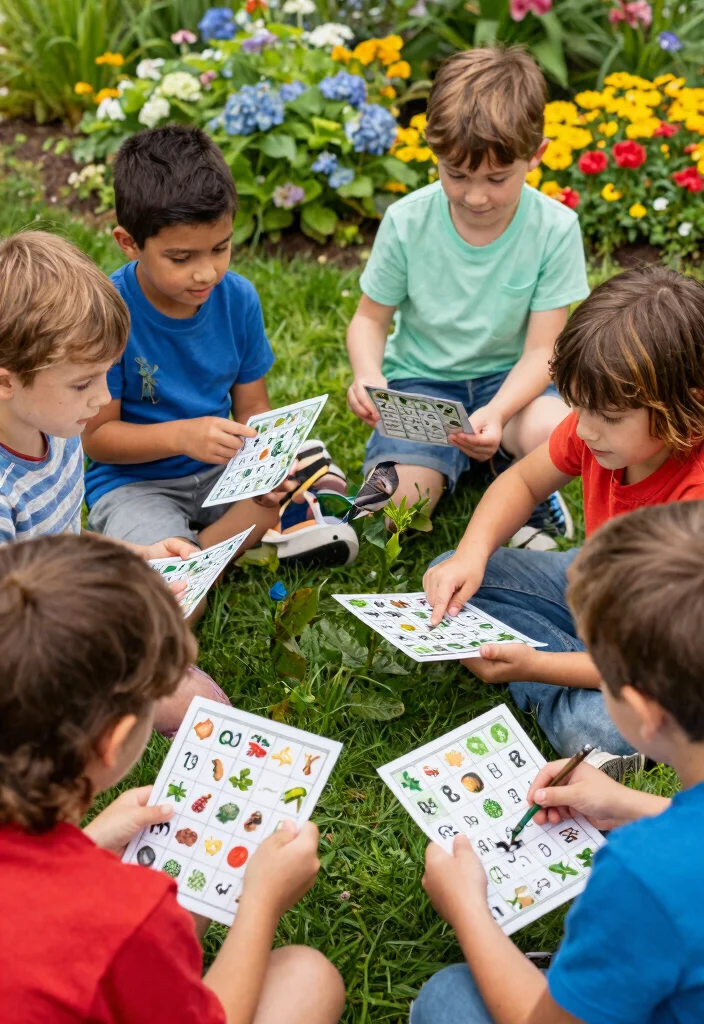 12 Outdoor Games for Kids That Don't Need a Huge Backyard - 10. Nature Bingo 1