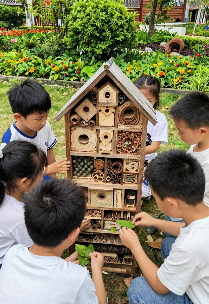 12 Outdoor Games for Kids That Don't Need a Huge Backyard - 11. Create a Bug Hotel 1