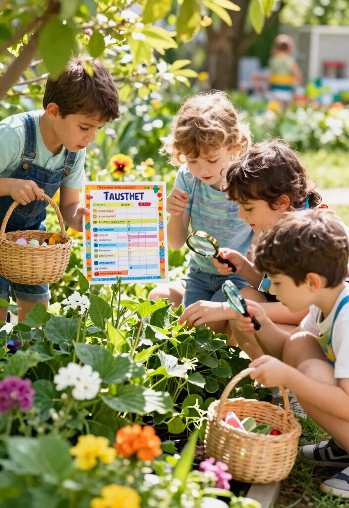 12 Outdoor Games for Kids That Don't Need a Huge Backyard - 2. Mini Scavenger Hunt 1