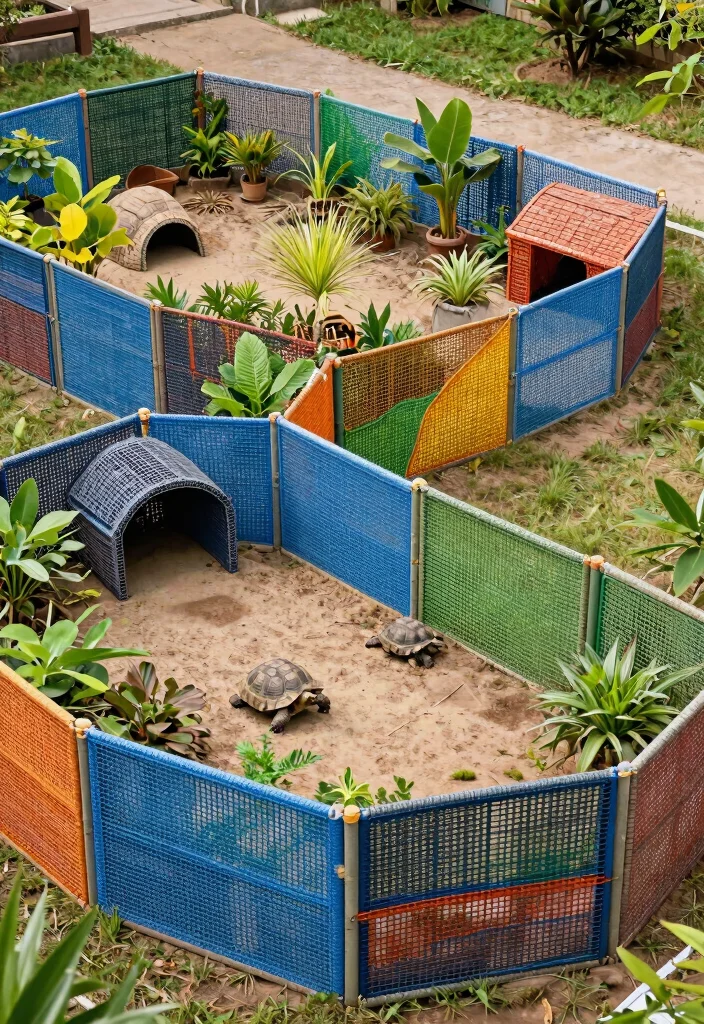 12 Outdoor Tortoise Enclosure Ideas That Prevent Escape and Predators - 12. Customizable Enclosure Layouts 1