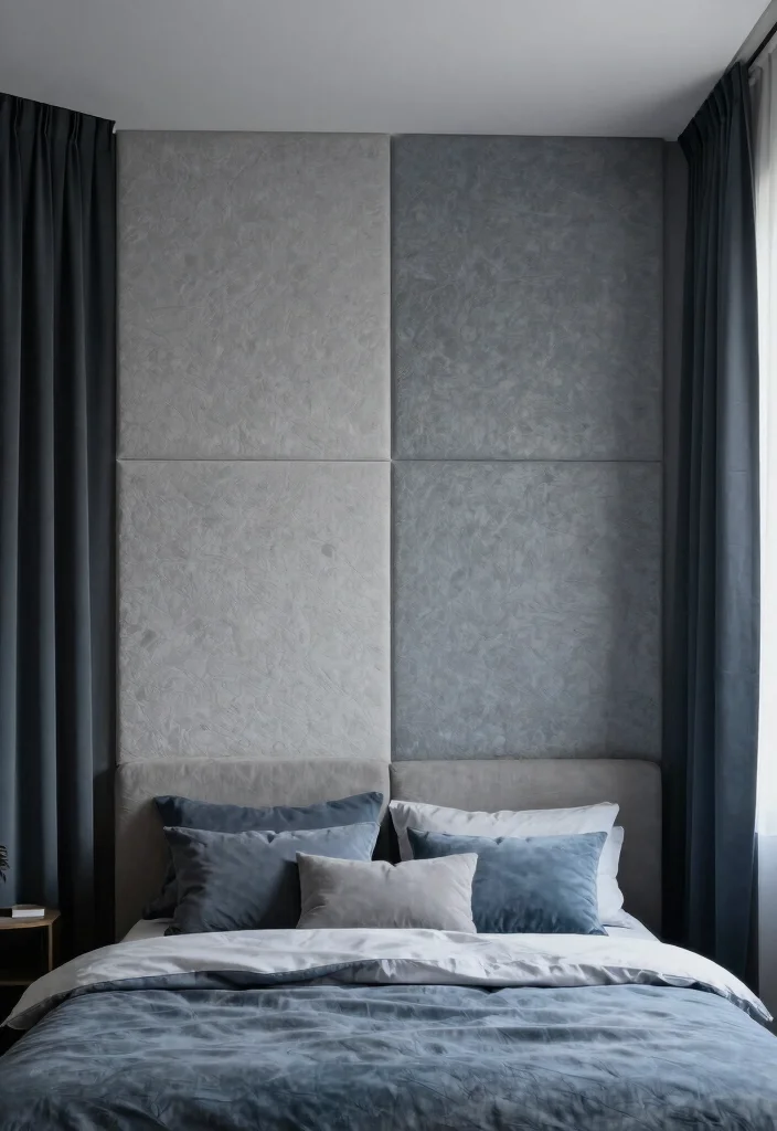 12 PVC Ceiling Panels Bedroom Ideas That Hide Water Stains - 8. Sound-Absorbing Panels for Peaceful Sleep 1