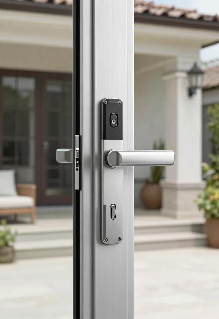 14 Durable Aluminum Patio Doors That Won't Warp Under the Sun - 9. Security Features of Aluminum Doors 1