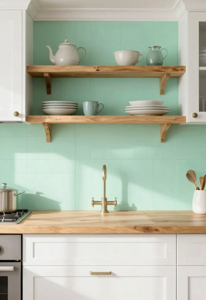 14 Farmhouse Kitchen Backsplash Ideas on a Budget - 10. Painted Plywood 1