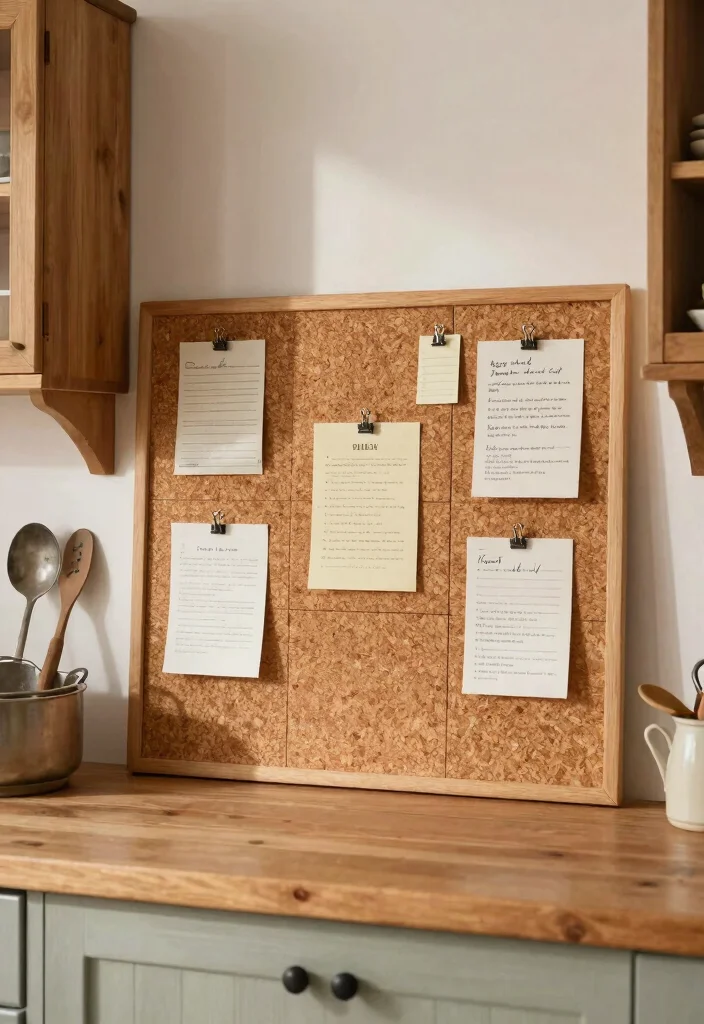 14 Farmhouse Kitchen Backsplash Ideas on a Budget - 6. Cork Board Backsplash 1