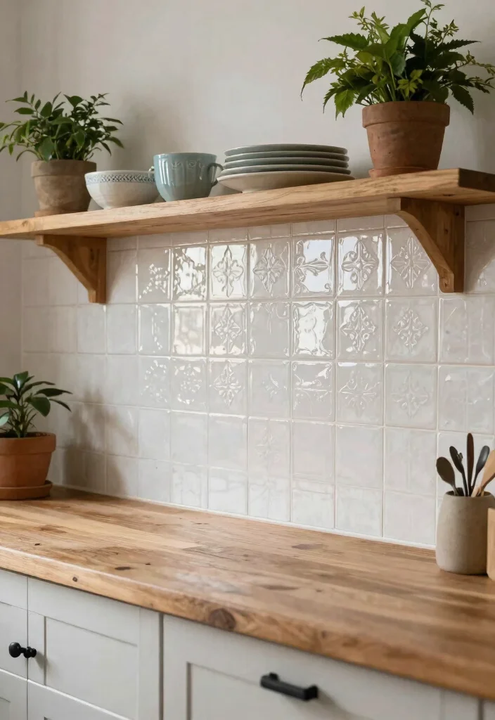 14 Farmhouse Kitchen Backsplash Ideas on a Budget - 7. Tin Tiles for a Vintage Touch 1