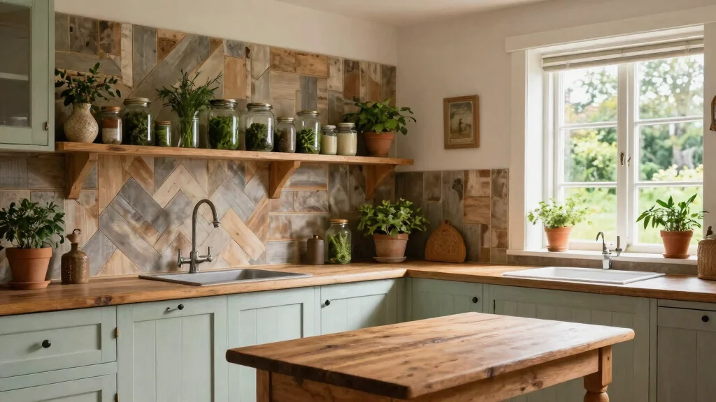 14 Farmhouse Kitchen Backsplash Ideas on a Budget