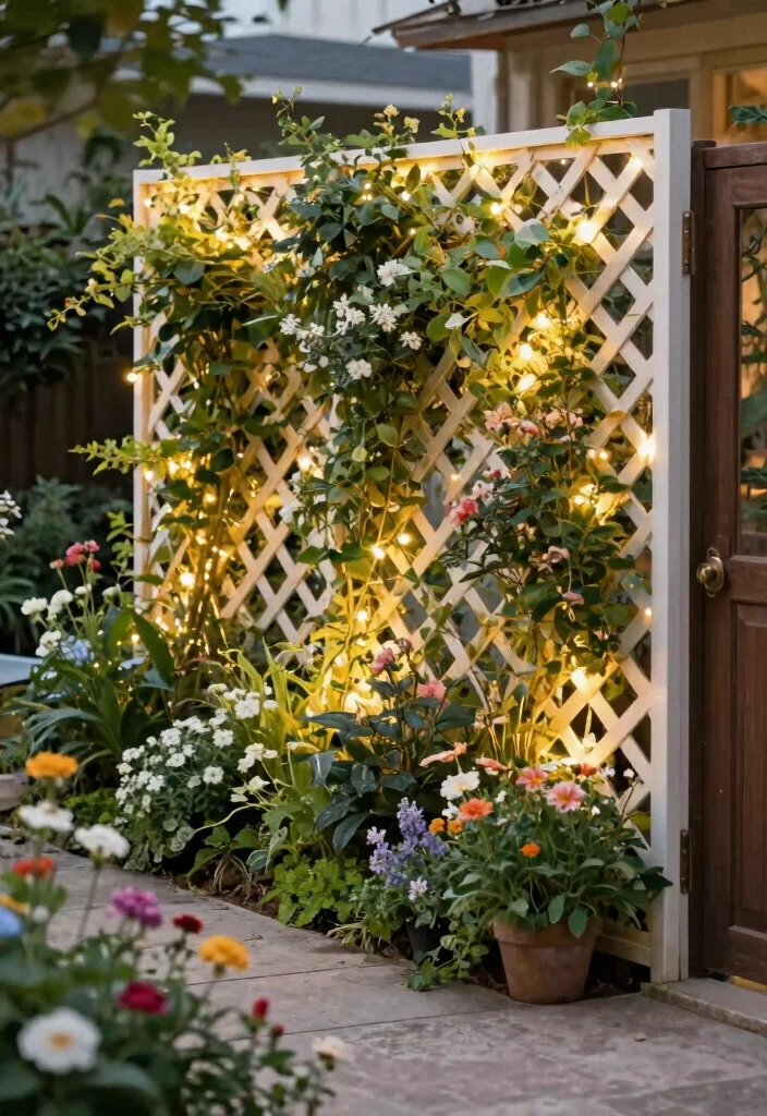 14 Front Yard Fence Ideas That Boost Curb Appeal Without Breaking Code - 13. Trellis-Style Fencing 1