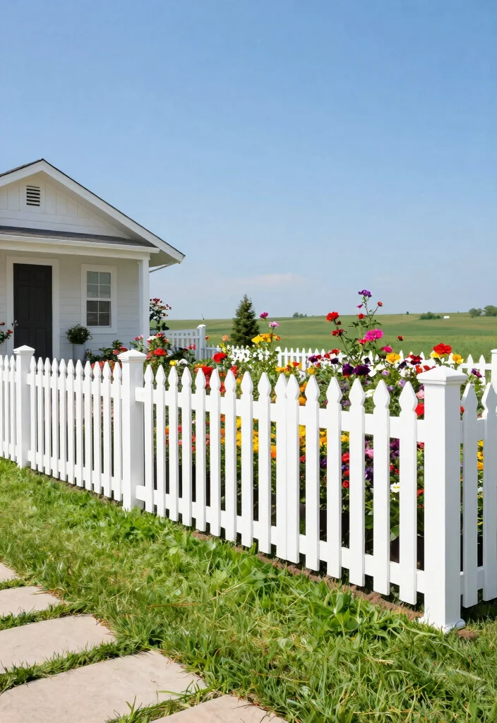 14 Front Yard Fence Ideas That Boost Curb Appeal Without Breaking Code - 3. Classic White Picket Fence 1