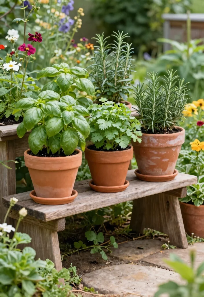 14 Mexican Farmhouse Decor Ideas That Work in Any Climate - 7. Lush Herb Gardens 1