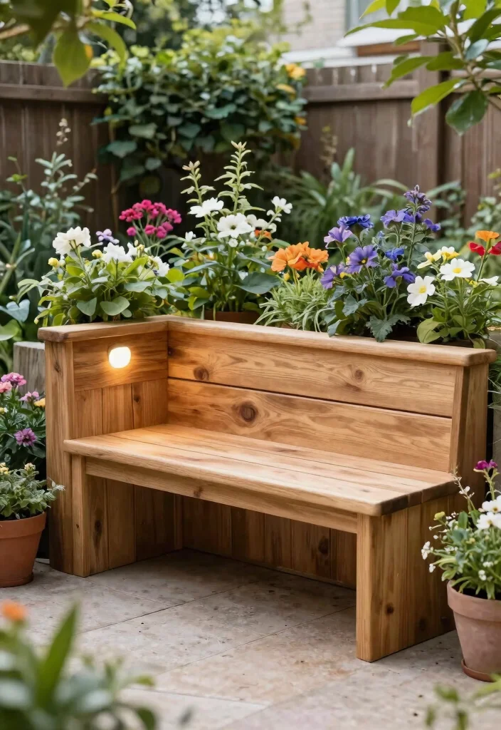 14 Patio Bench Ideas That Fit Tight Corners and Narrow Spaces - 14. Custom Built-In Benches 1