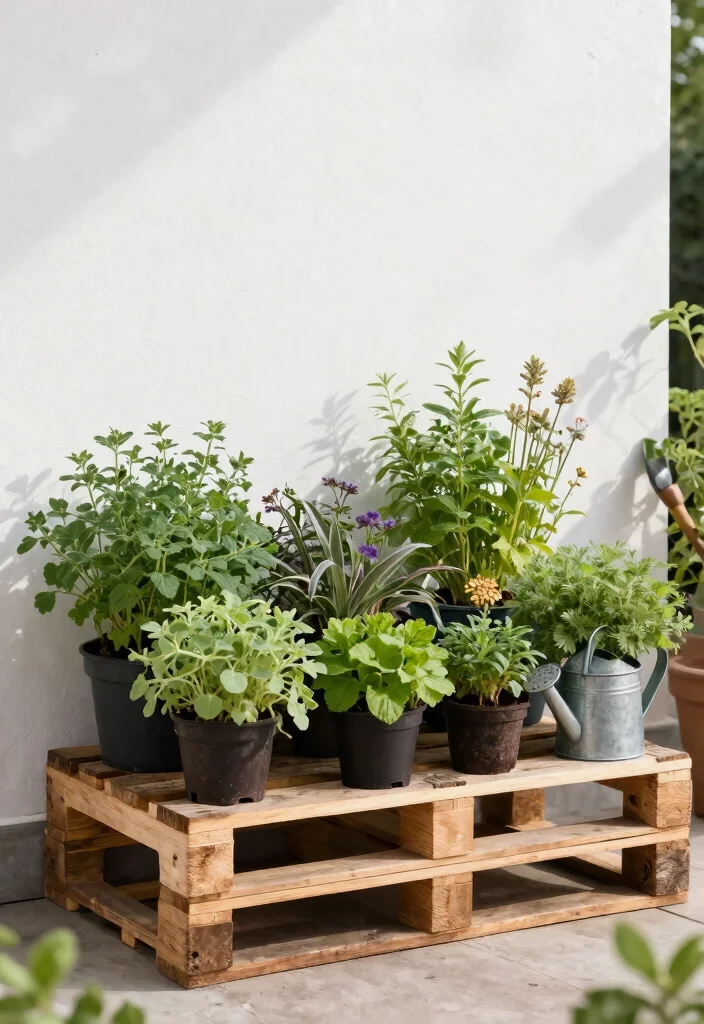 14 Wall Planter Ideas for Vertical Gardens on Tight Budgets - 1. Wooden Pallet Vertical Garden 1