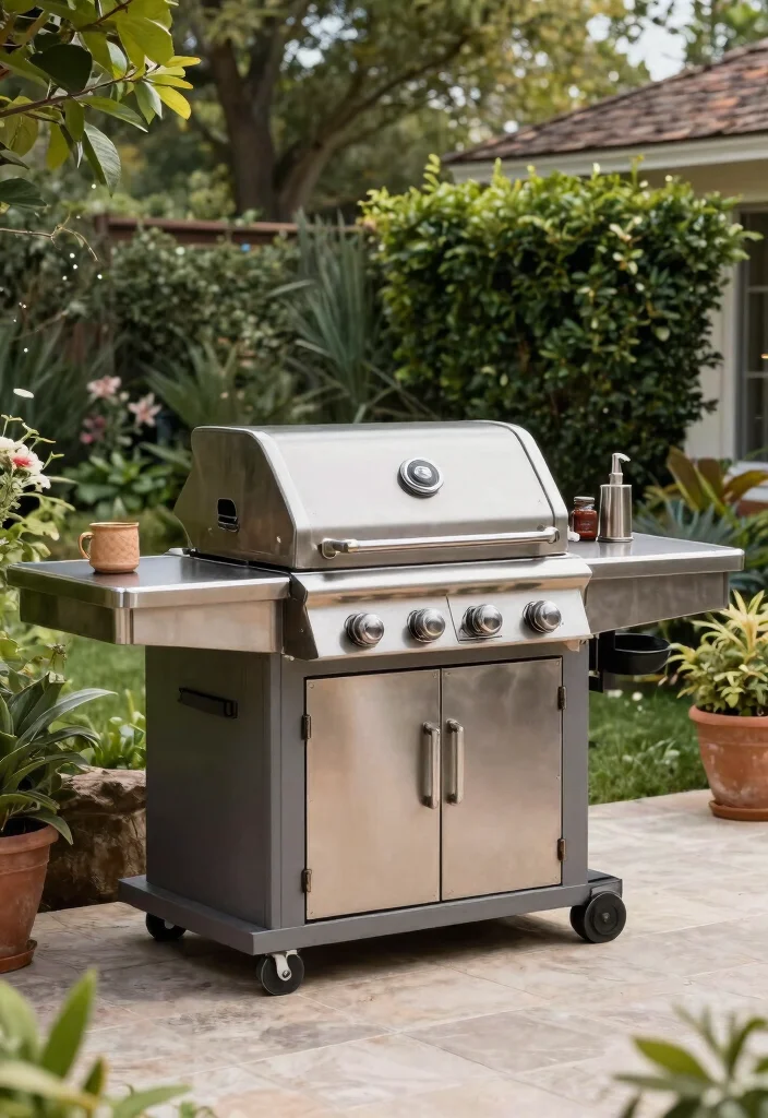 15 Compact Grill Ideas for Small Patios that are Perfect for Urban Gardens - 12. Custom-Built Grill for Personal Touch 1