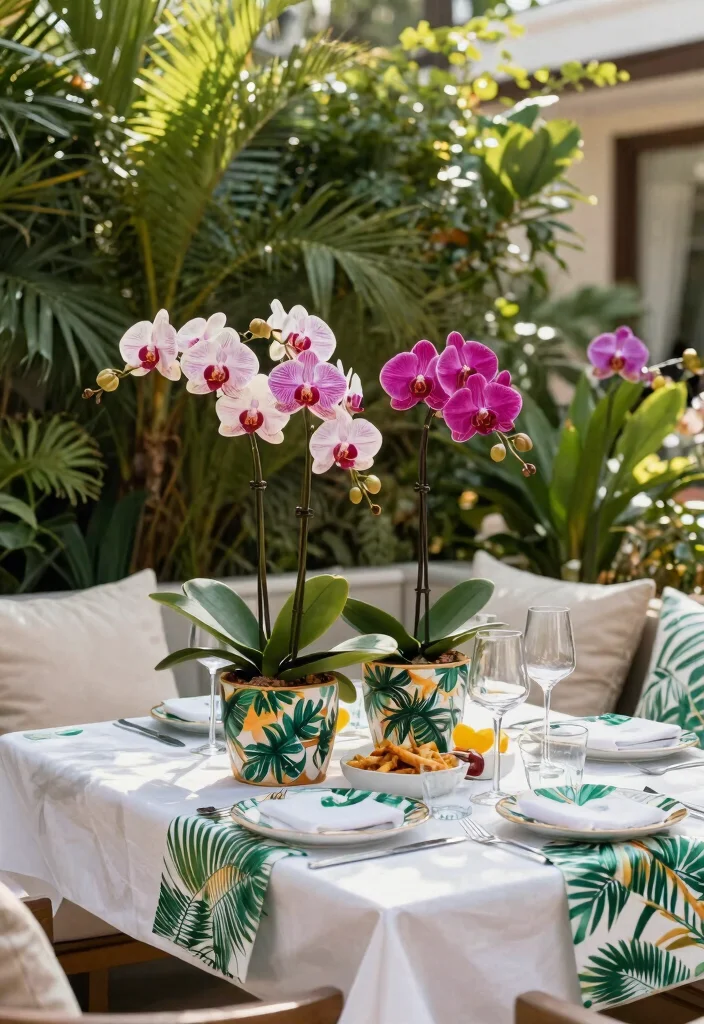 15 Fake Outdoor Plants for Landscaping That Actually Look Real Year-Round - 13. Faux Orchids for a Tropical Touch 1