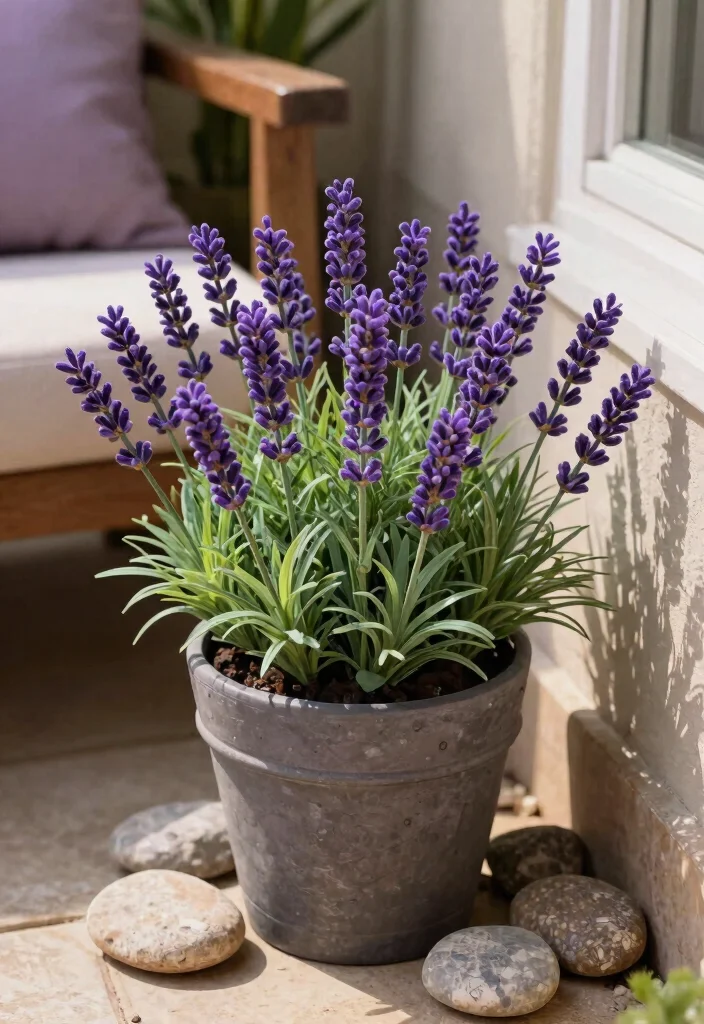 15 Fake Outdoor Plants for Landscaping That Actually Look Real Year-Round - 6. Artificial Lavender for a Cozy Aroma 1