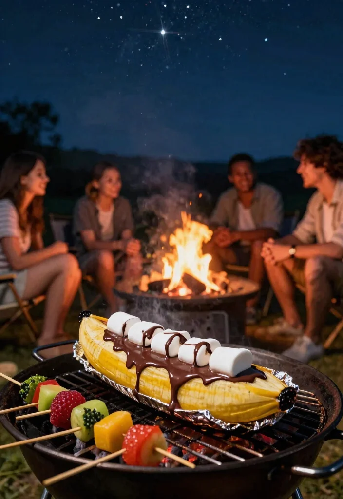 15 Fire Pit Grill Ideas That Let You Cook Over Open Flame - 8. Grilled Desserts: Sweet Endings 1