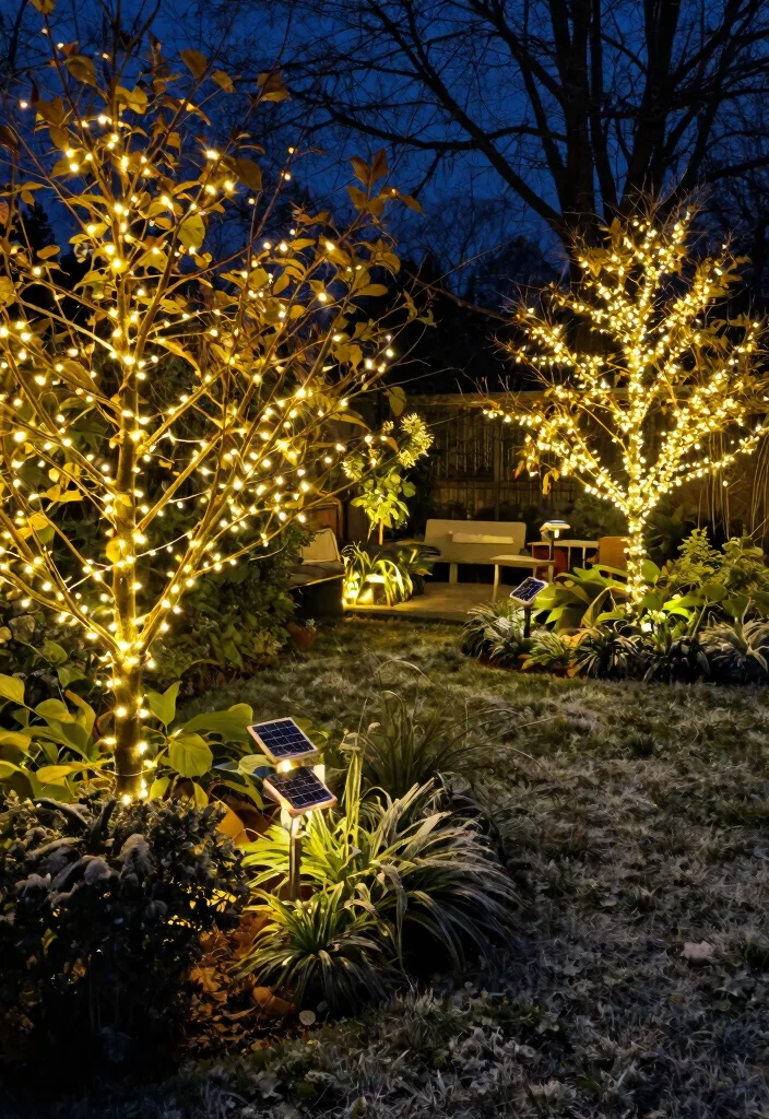 15 Outdoor Christmas Decorations for Yards That Stay Lit All Night - 10. Enchanted Solar Fairy Lights 1