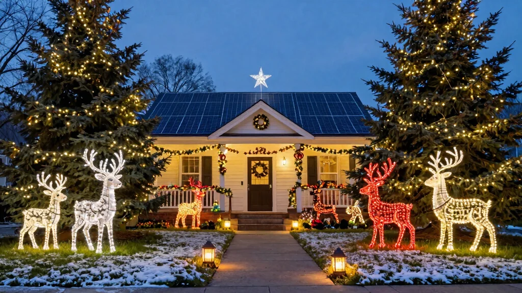 15 Outdoor Christmas Decorations for Yards That Stay Lit All Night