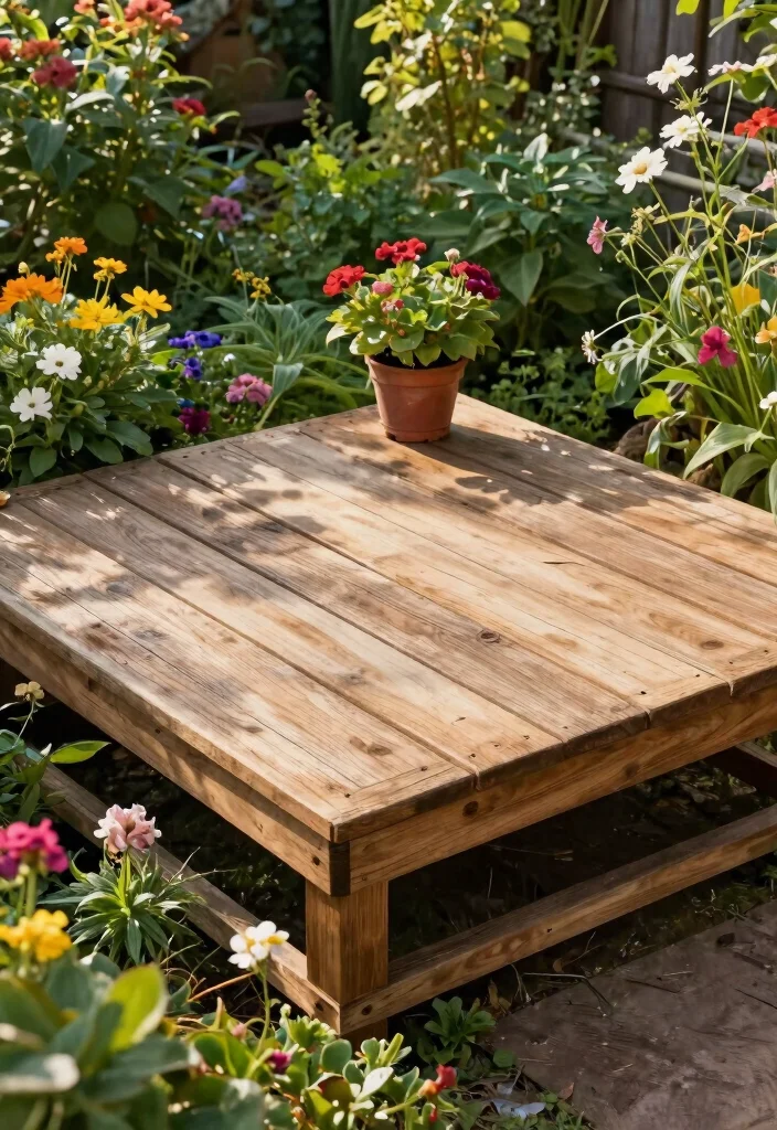 15 Outdoor Well Cover Ideas That Hide Eyesores and Stay Secure - 1. Rustic Wooden Decking 1
