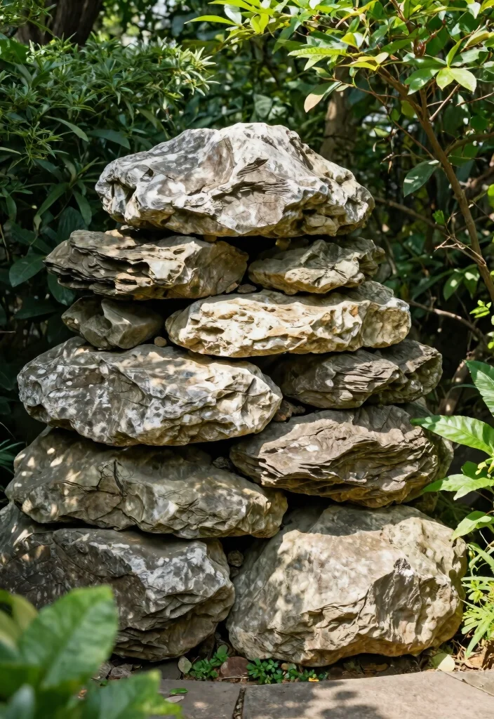 15 Outdoor Well Cover Ideas That Hide Eyesores and Stay Secure - 14. Stacked Rock Design 1