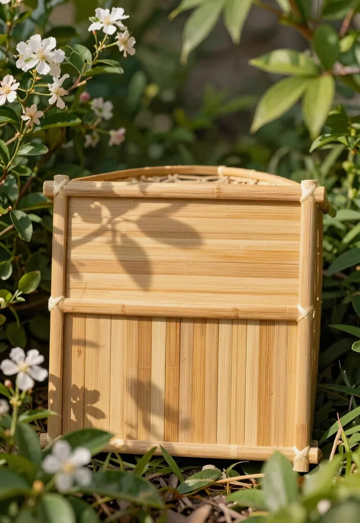 15 Outdoor Well Cover Ideas That Hide Eyesores and Stay Secure - 7. Eco-Friendly Bamboo Cover 1