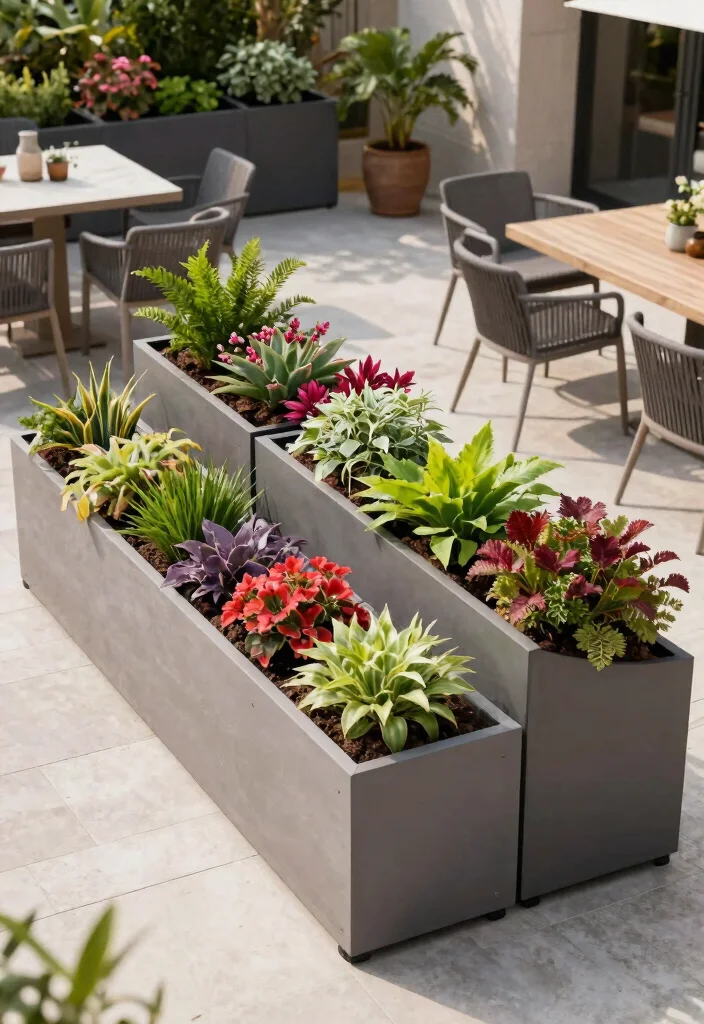 15 Privacy Planters for Patios That Block Views Without a Fence - 12. Modular Planter Systems 1