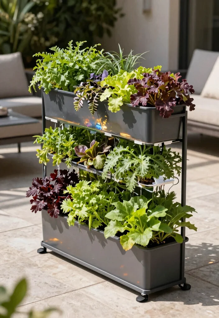 15 Privacy Planters for Patios That Block Views Without a Fence - 13. Vertical Hydroponic Planters 1
