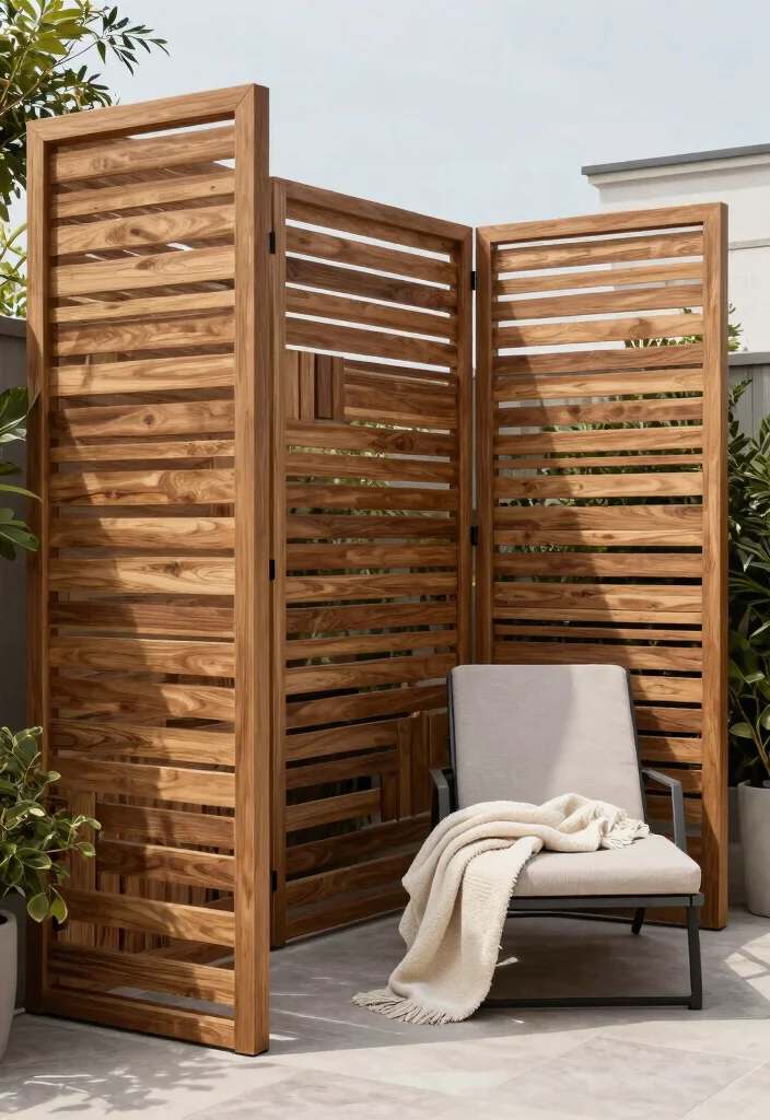 15 Stunning Patio Curtains That Block Sun Without Losing Breeze - 10. Outdoor Privacy Screens 1
