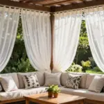 15 Stunning Patio Curtains That Block Sun Without Losing Breeze