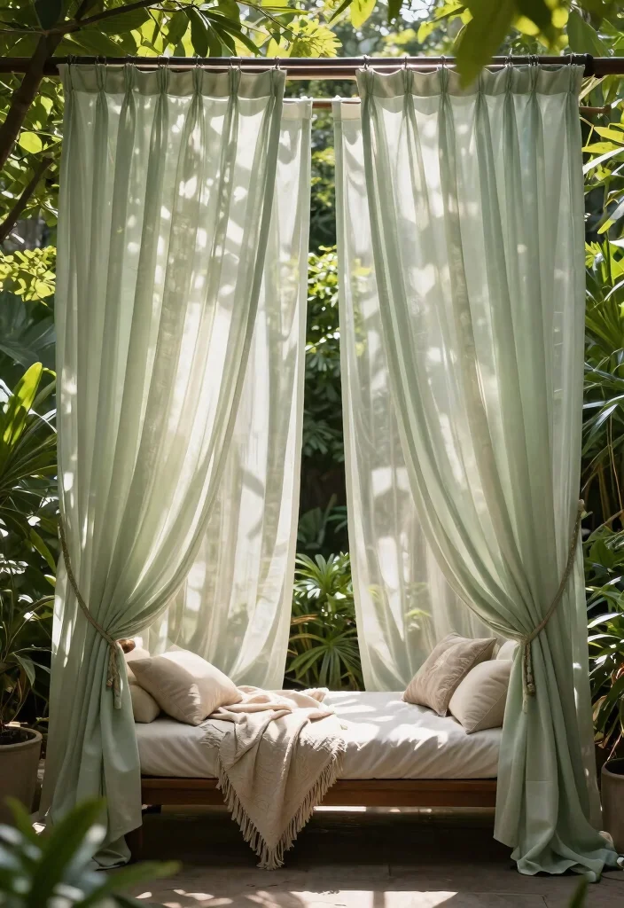 15 Stunning Patio Curtains That Block Sun Without Losing Breeze - 6. Blockout Curtains for Maximum Privacy 1