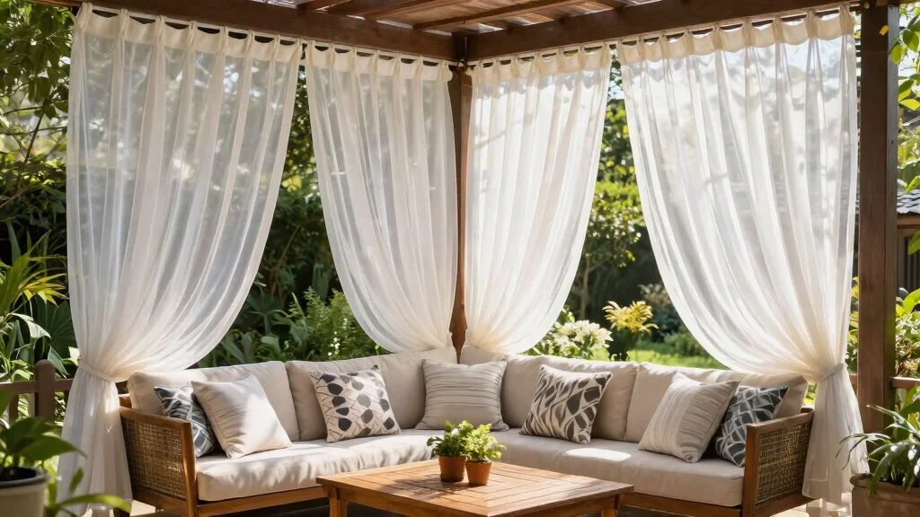 15 Stunning Patio Curtains That Block Sun Without Losing Breeze